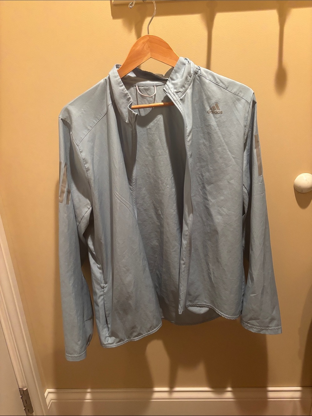 adidas Light Blue Full-Zip Training Jacket
